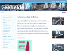 Tablet Screenshot of catamaranschool.nl